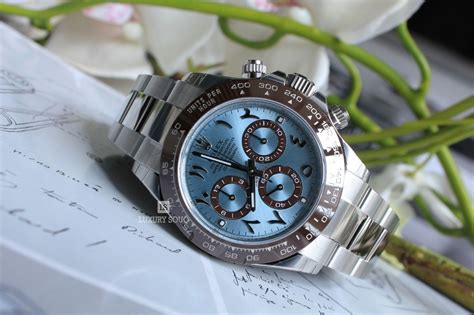 rolex daytona platinum arabic dial|rolex daytona platinum 116506.